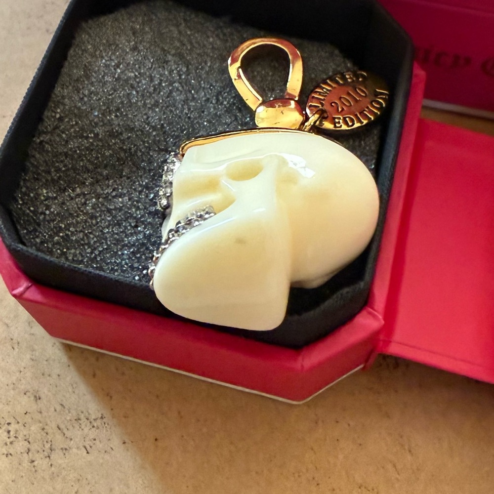 Juicy Couture skull with pave eyepatch 2010 & silver grill - Picture 2 of 8